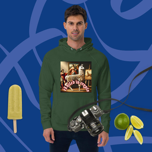 Unisex eco raglan hoodie